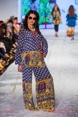Modelka z Chełma na pokazie mody " Pakistański Tydzień Mody w Londynie 2016 " 