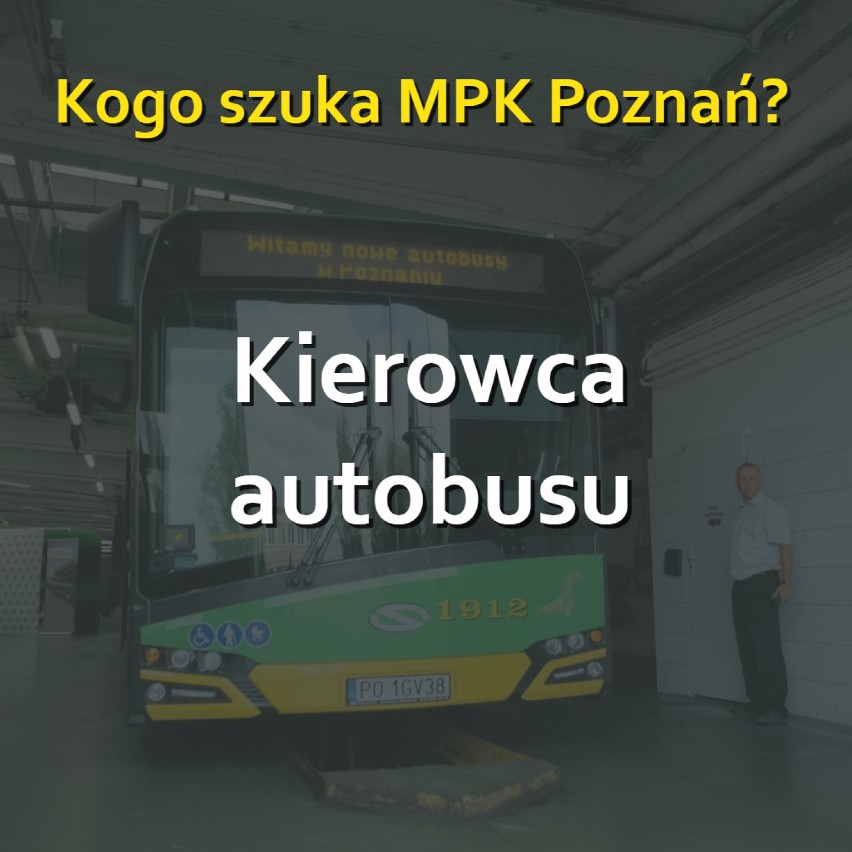 KIEROWCA AUTOBUSU
Co oferuje MPK:
- stabilne warunki pracy...