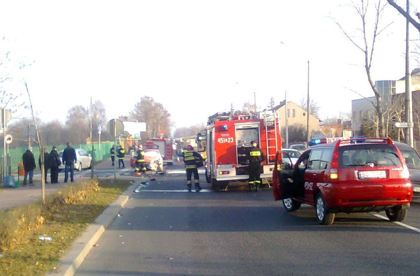 Wypadek na ul. Tarnogórskiej w Gliwicach. Internauta, student Politechniki Śląskiej, był świadkiem