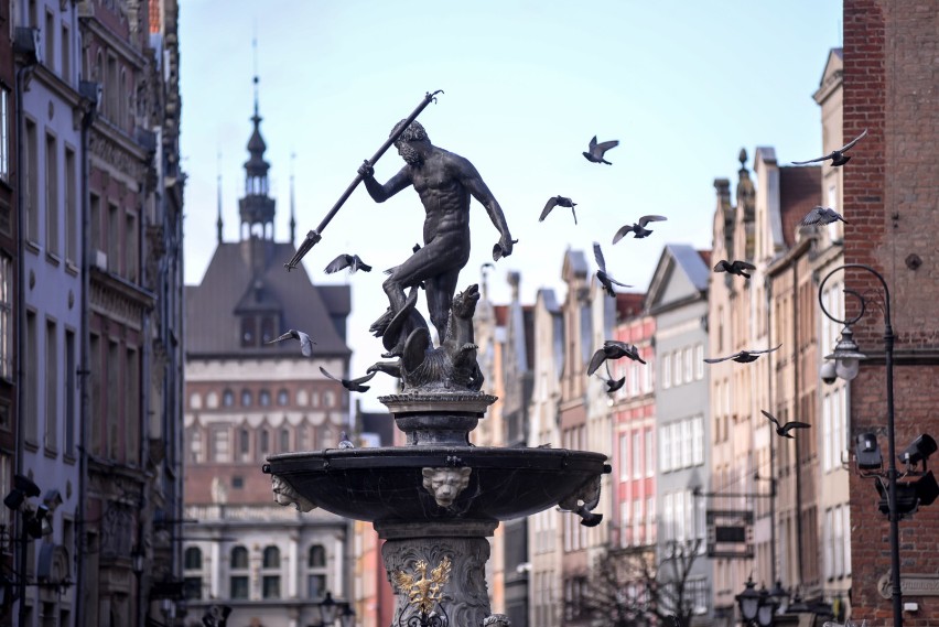 Najstarszy mieszkaniec Gdańska. Neptun kończy dziś 385 lat. Uruchomienie fontanny Neptuna nastąpiło 9 października 1633 r.