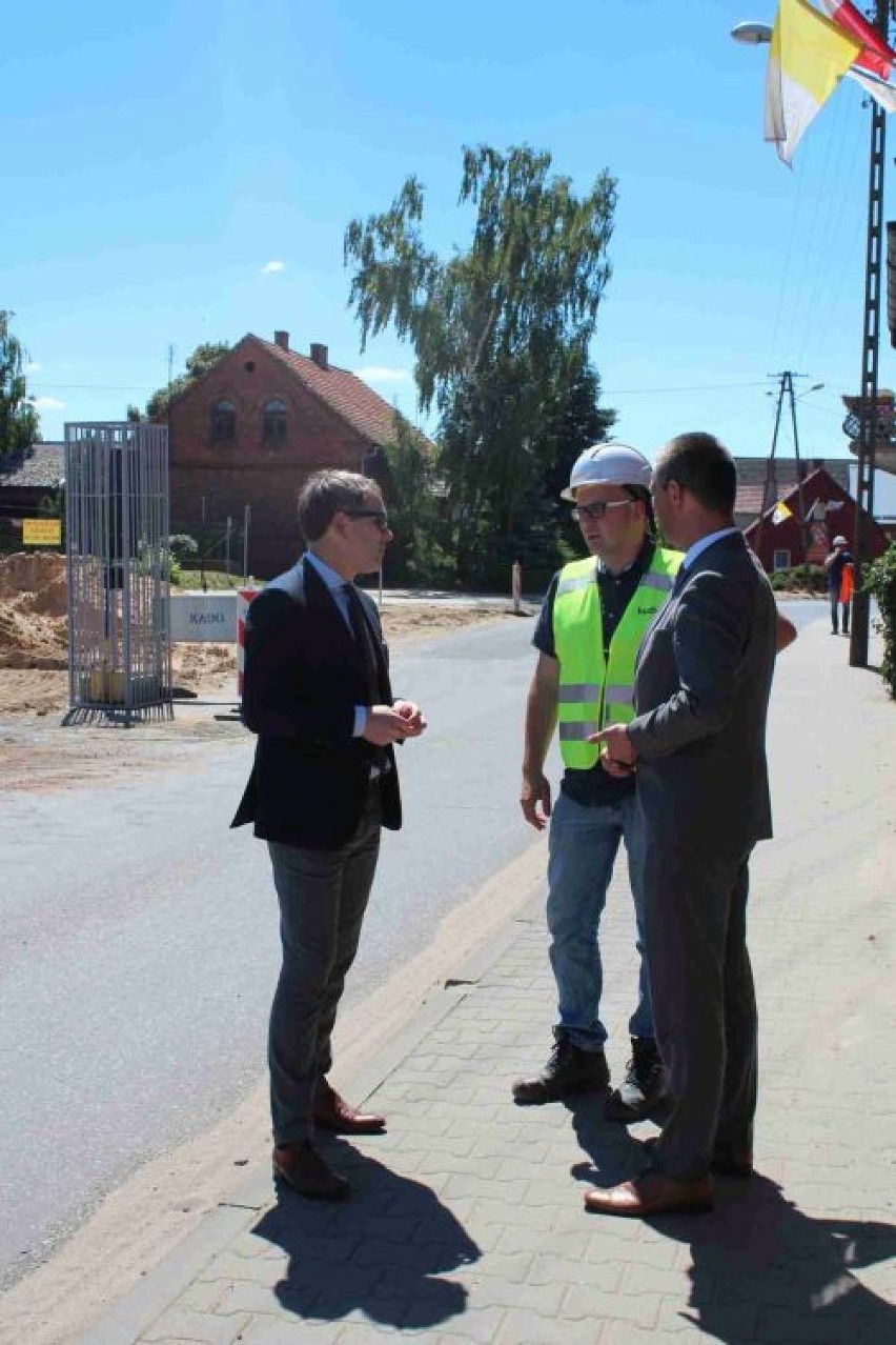 Starosta i dyrektor WZDW rozmawiali o drodze wojewódzkiej nr...