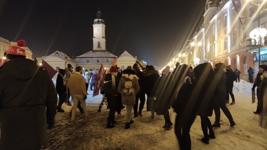 Protest kobiet w Białymstoku - 1 lutego 2021