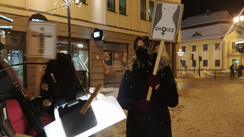 Protest kobiet w Białymstoku - 1 lutego 2021
