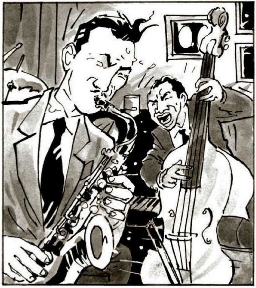Historia jazzu w komiksach Paquet'a