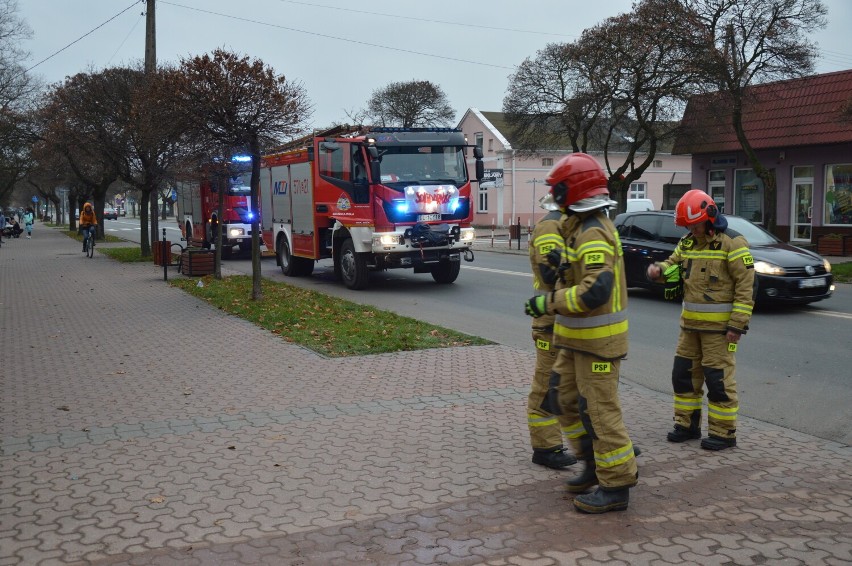 Strażacy gasili pożar w przewodzie kominowym w Zduńskiej...