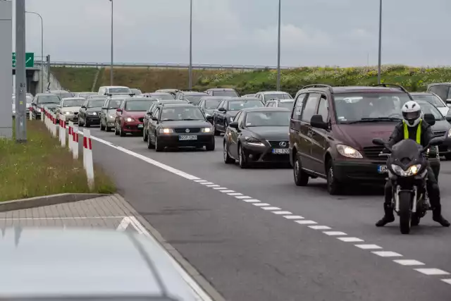 Korki na A1 zwykle tworzą się przy bramkach wjazdowych i zjazdowych