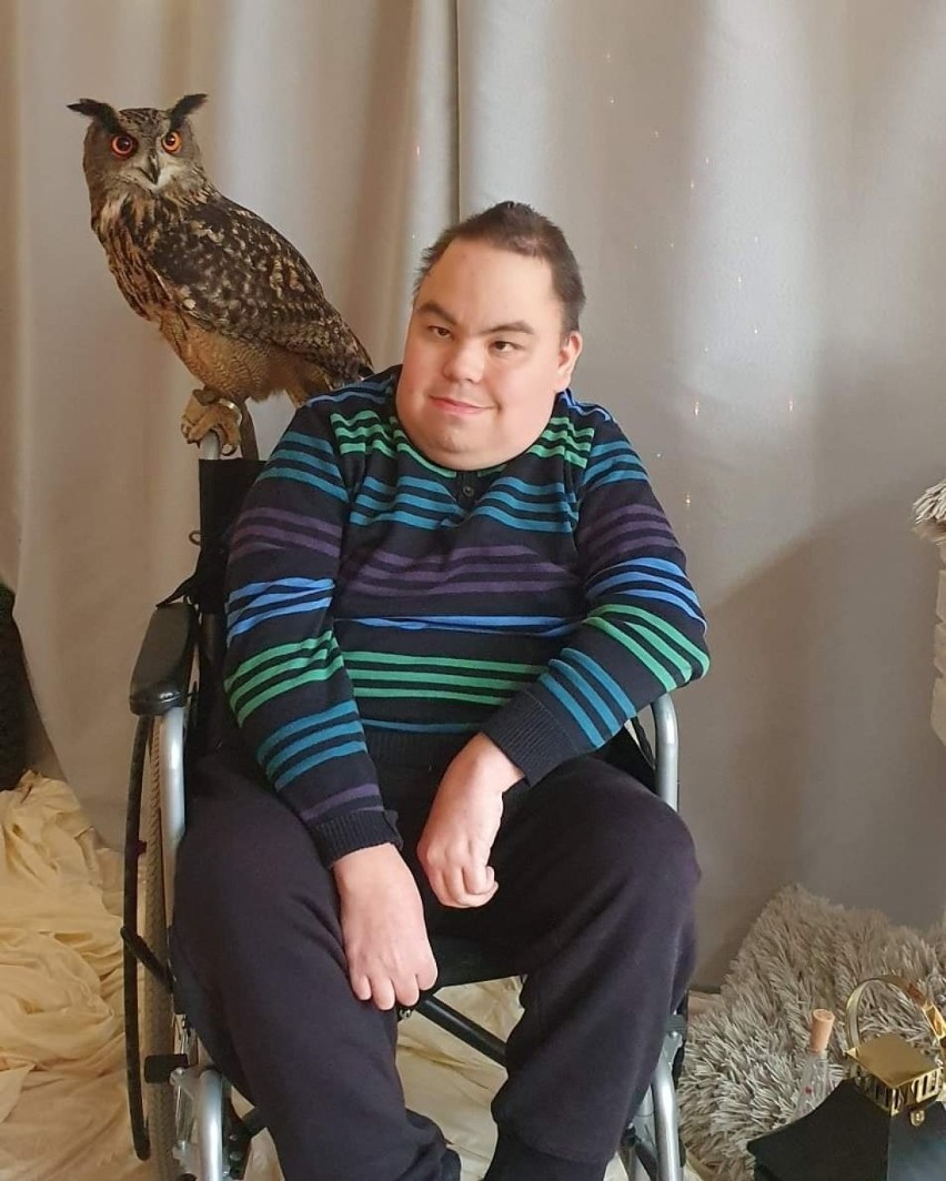 Tytan - sowa, która pracowała z osobami z autyzmem i zespołem Downa, zaginął. Przedstawiamy niezwykłą historię tego ptaka
