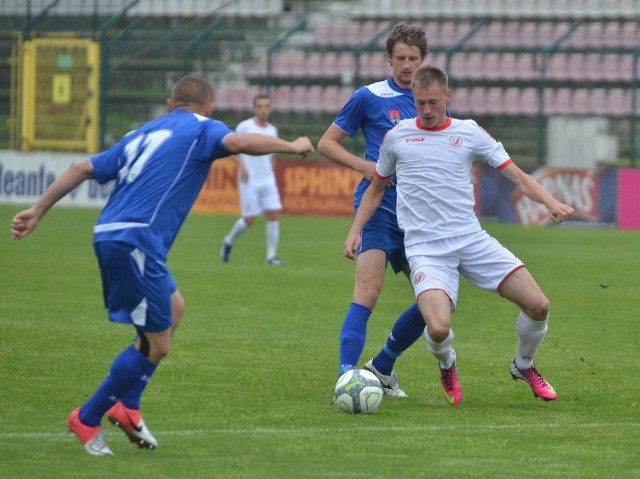 Eduards Visnakovs zagrał m.in. w sparingu Widzewa z Wisłą Płock