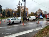 Wypadek w Tarnowie. Na skrzyżowaniu ulic Chemicznej i Zbylitowskiej w Mościcach zderzyły się trzy samochody osobowe. Były utrudnienia 