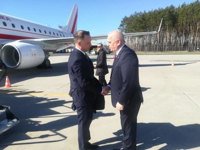 Zdjęcia z poprzednich wizyt prezydenta Andrzeja Dudy w Lubuskiem