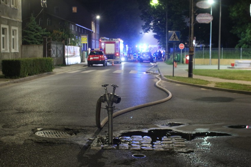 Pożar Wschowa Daszyńskiego maj 2019