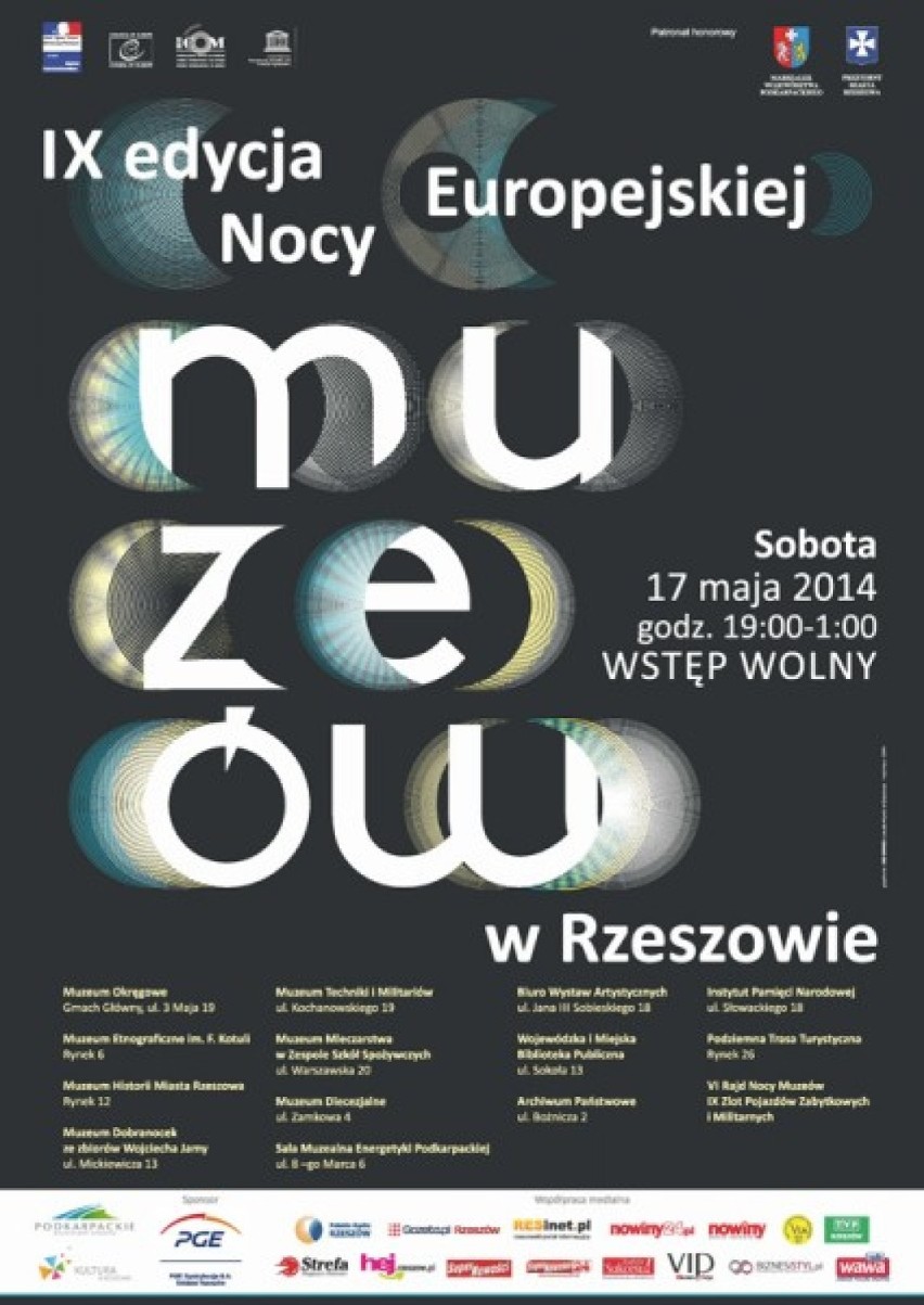 IX edycja Europejskiej Nocy Muzeów w Rzeszowie