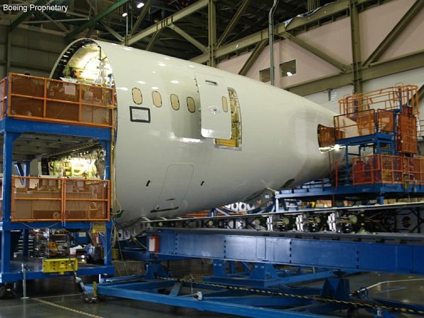 Zdjęcia z budowy drugiego Boeinga 787 dla LOT-u
