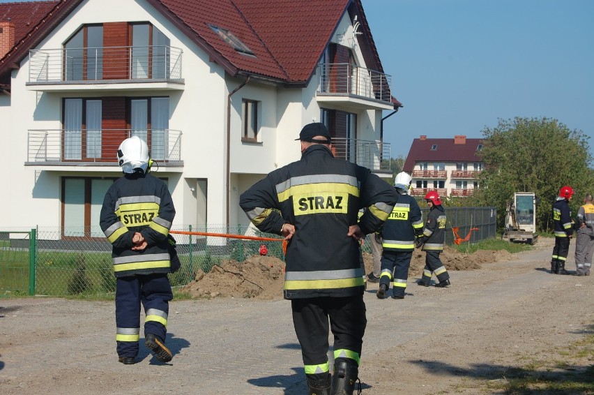 Awaria gazu ul. Kuracyjna, Jastrzębia Góra.