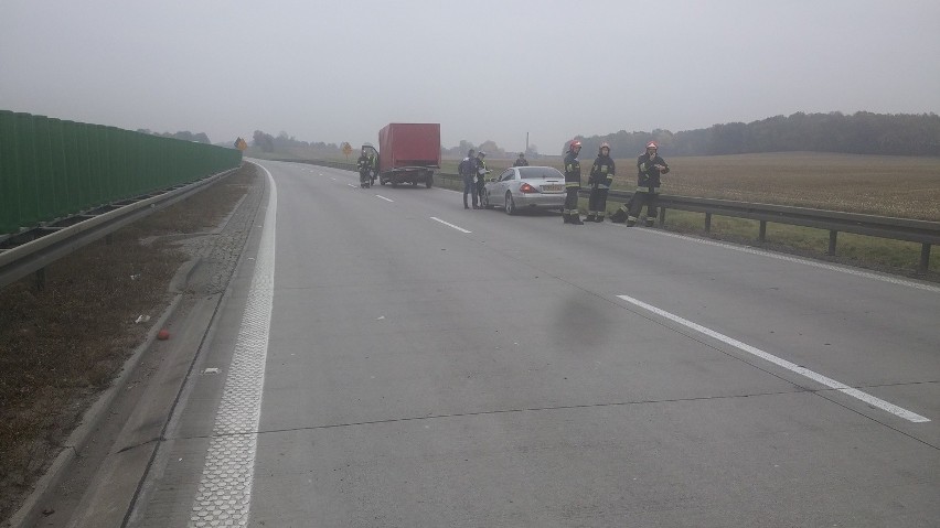 Wypadek na A4 pod Wrocławiem