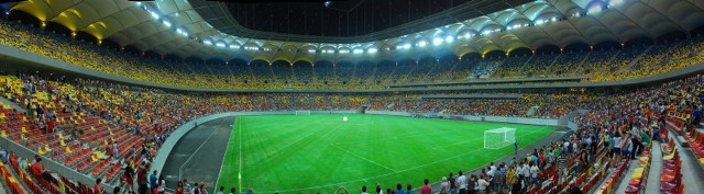 Stadion Narodowy w Bukareszcie - właśnie na tym obiekcie Legia zmierzy się w czwartek z Rapidem