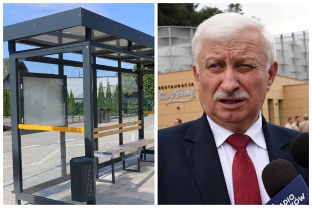 Burmistrz Limanowej Władysław Bieda póki co nie chce komentować sprawy kontrowersyjnego przystanku autobusowego