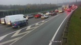 Duże utrudnienia na autostradowej obwodnicy Krakowa