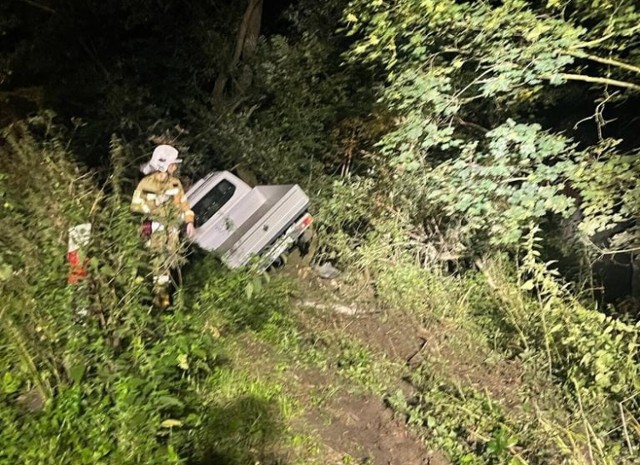 W Słupskim Młynie pod Grudziądzem samochód wypadł z drogi