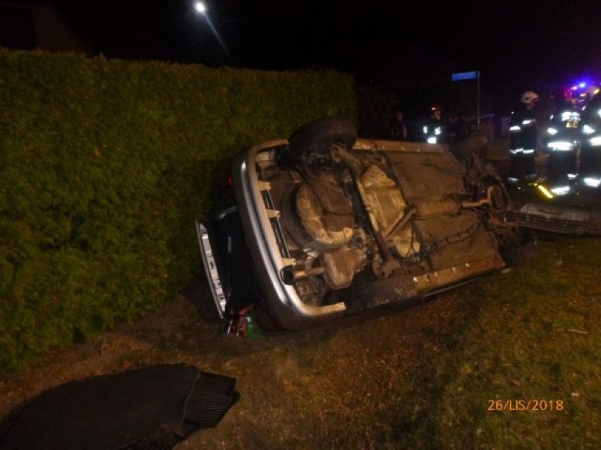 Wypadek na drodze DW905 w miejscowości Babienica