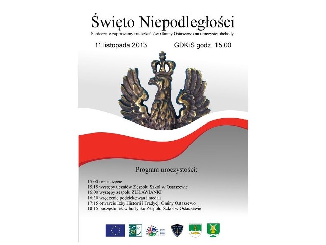 Święto Niepodległości w gminie Ostaszewo