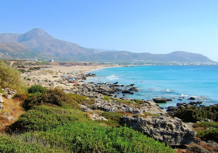 Falassarna to port u zachodnich brzegów Krety, jednej z...