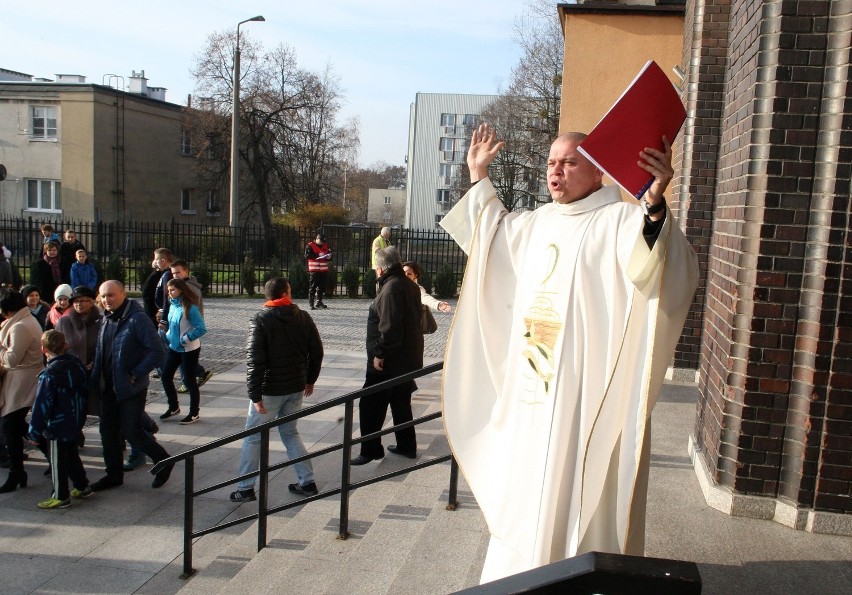 Ćwiczebny pożar w Kościele Garnizonowym Marynarki Wojennej w...