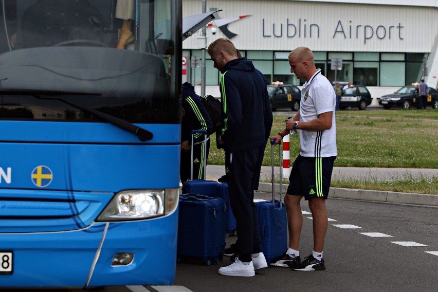 Euro U21 w Lublinie. Szwedzi przylecieli pierwsi (ZDJĘCIA)