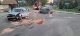 Wypadek w Suchym Dębie w powiecie gdańskim. Cztery osoby trafiły do szpitala