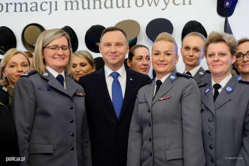 Oficer prasowy z Inowrocławia Izabella Drobniecka na Dniu Kobiet w Pałacu Prezydenckim [zdjęcia]