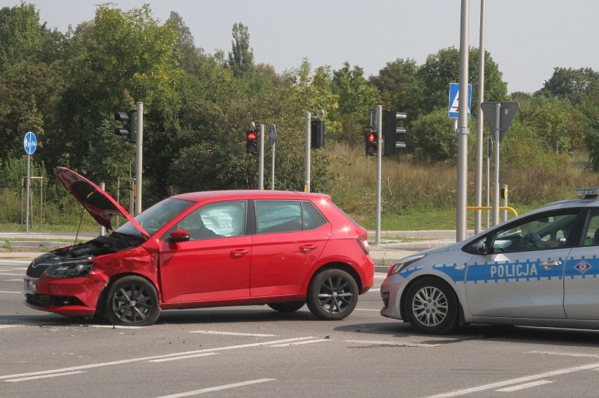 Popołudniowe zderzenie w Kielcach. Były utrudnienia w ruchu