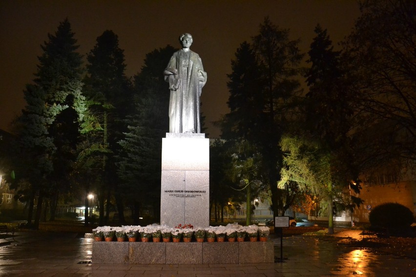 UMCS w geście solidarności zakupił bukiety chryzantem