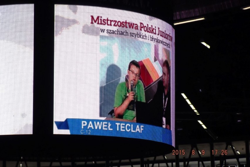 Paweł Teclaf na Mistrzostwach Polski Juniorów w Szachach...