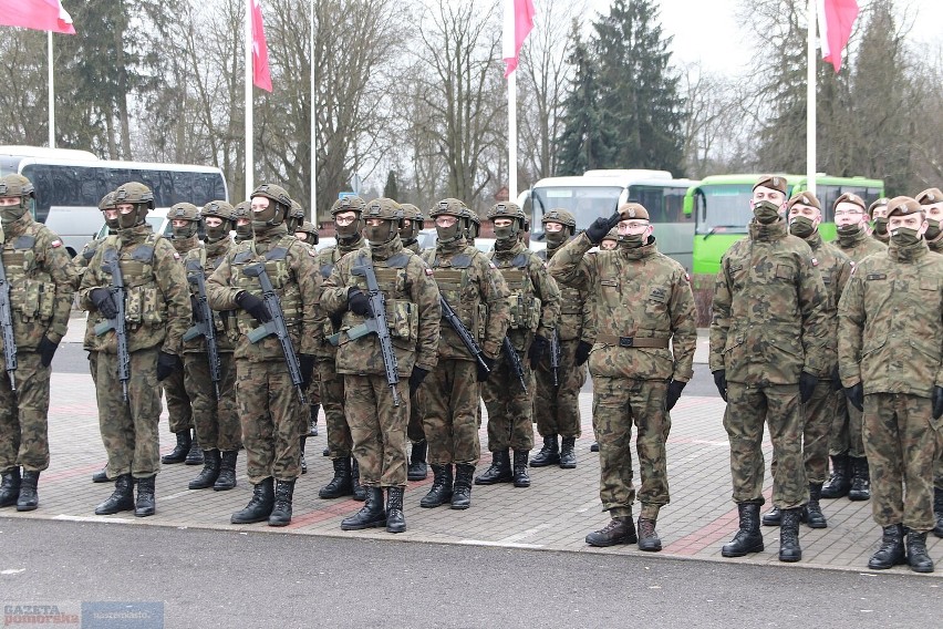 Przysięga żołnierzy 8. Kujawsko-Pomorskiej Brygady Obrony...