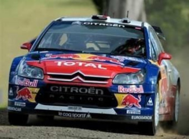 Sebastien Loeb podczas Rajdu Hiszpanii 2009.