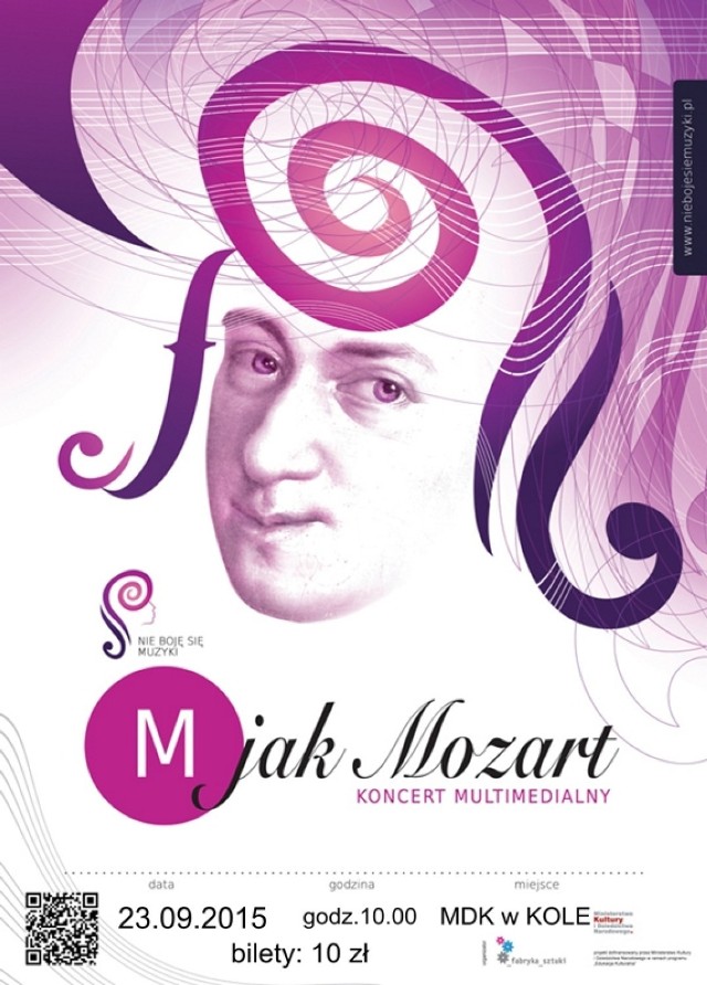 MDK w Kole zaprasza na koncert multimedialny "M jak Mozart"