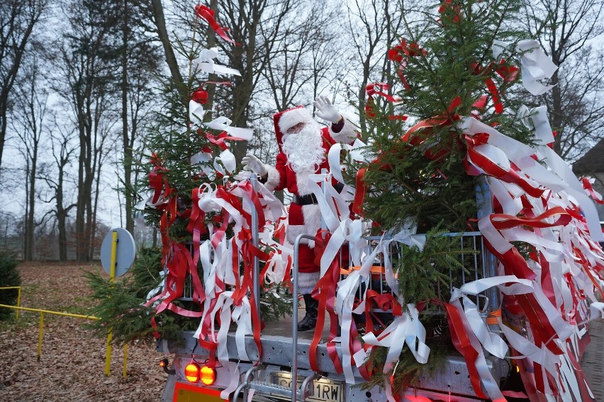 Mikołajki w Przechlewie trwały cały dzień! Święty Mikołaj odwiedził szkoły i przedszkola, potem jego magiczna ciężarówka zdobiła jarmark