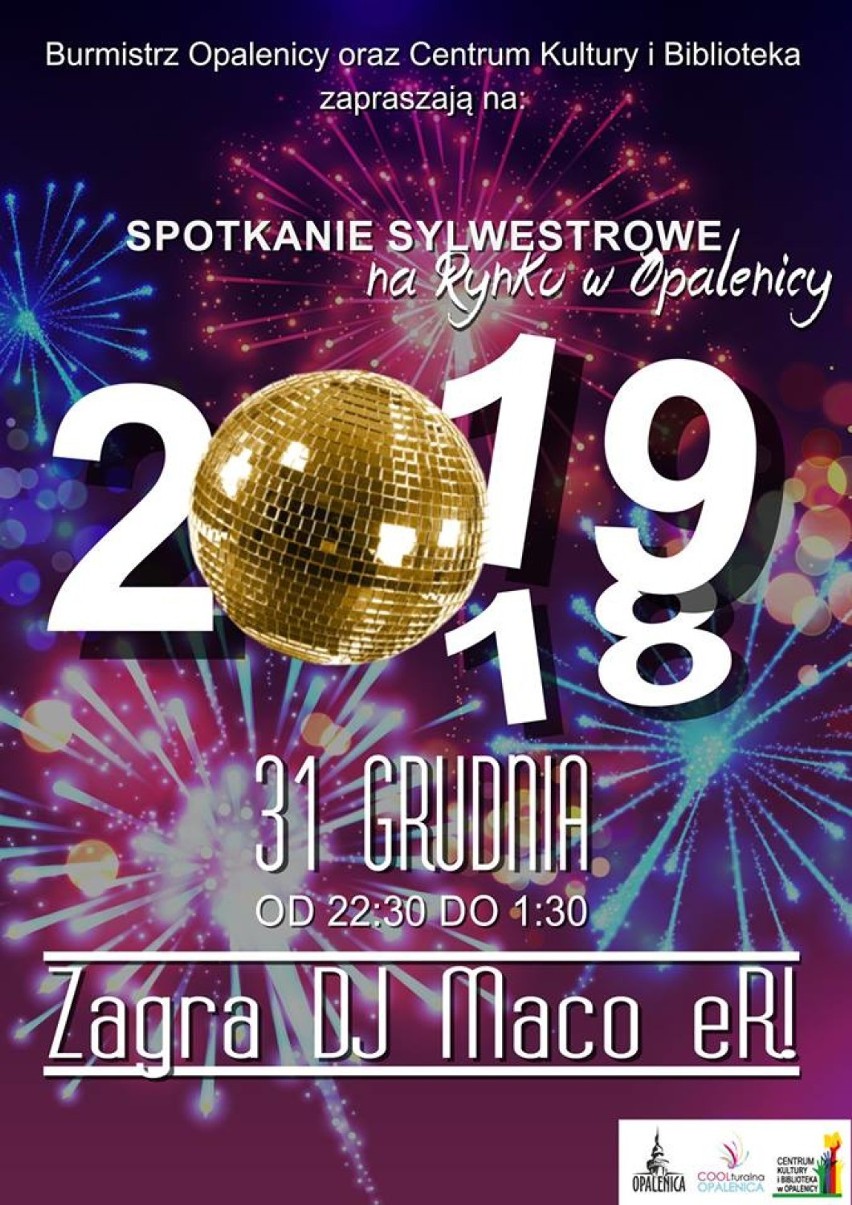 Sylwester 2018/2019 pod chmurką. Gdzie można się bawić? 