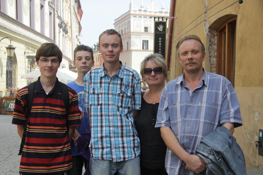 Zwiedzanie Lublina: Paweł, Mateusz, Grzegorz, Elżbieta i...