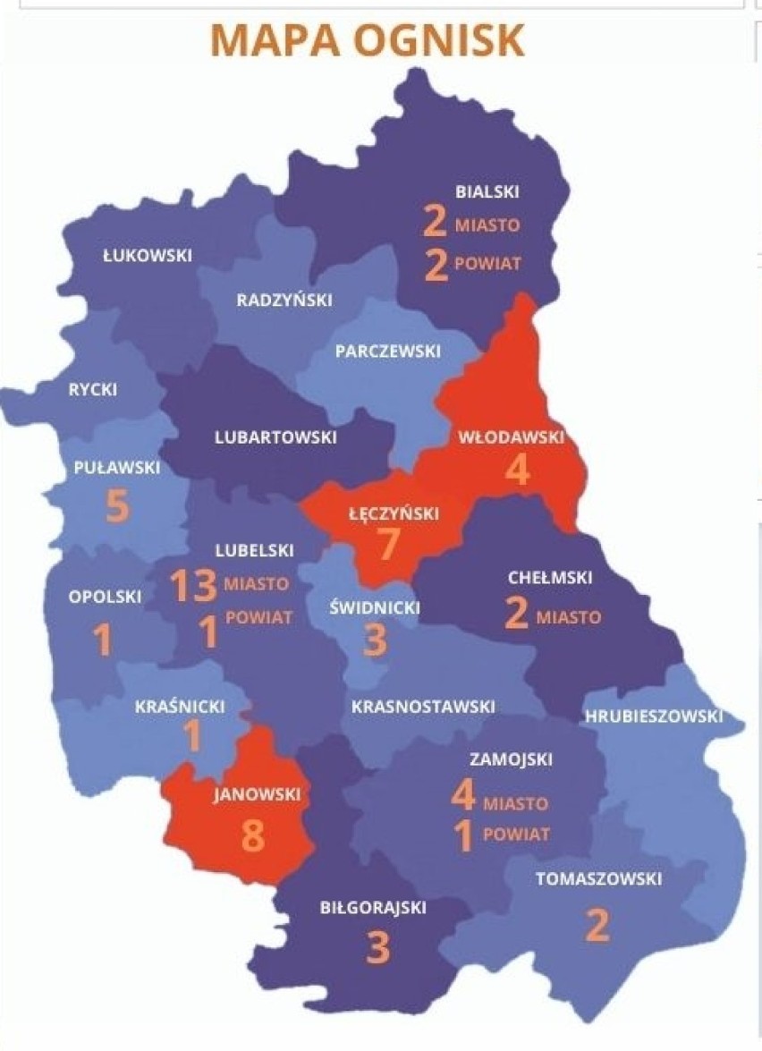 Aktualna sytuacja epidemiologiczna woj. lubelskiego - 12.10.2020