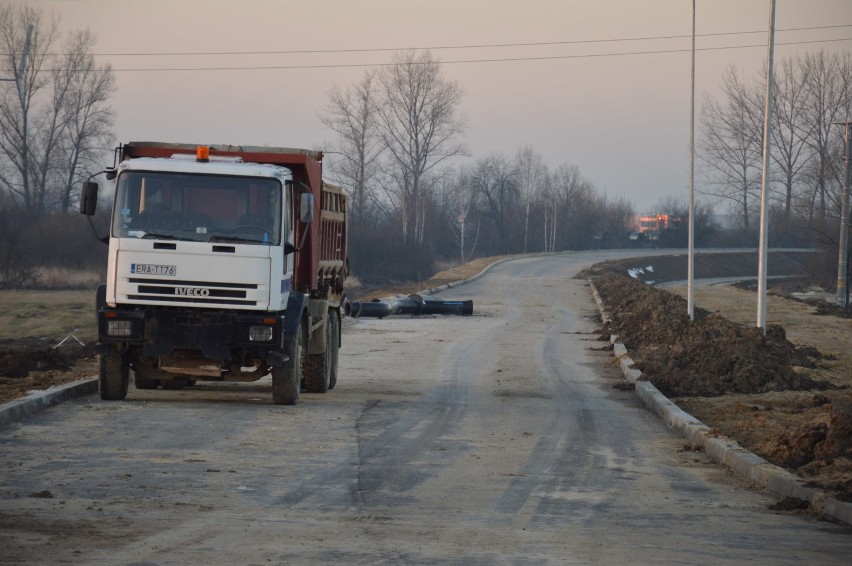 Budowa I etapu łącznika autostradowego w Bochni, 22 lutego...