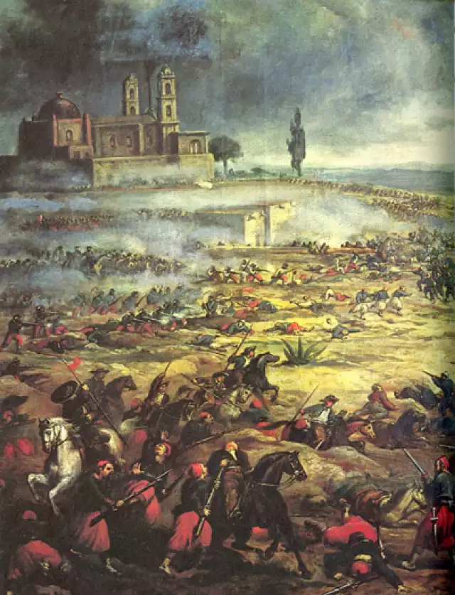 Franciszek Budziszewski zdobywał m.in. potężną twierdzę w Puebli w Meksyku 5 maja 1862 roku