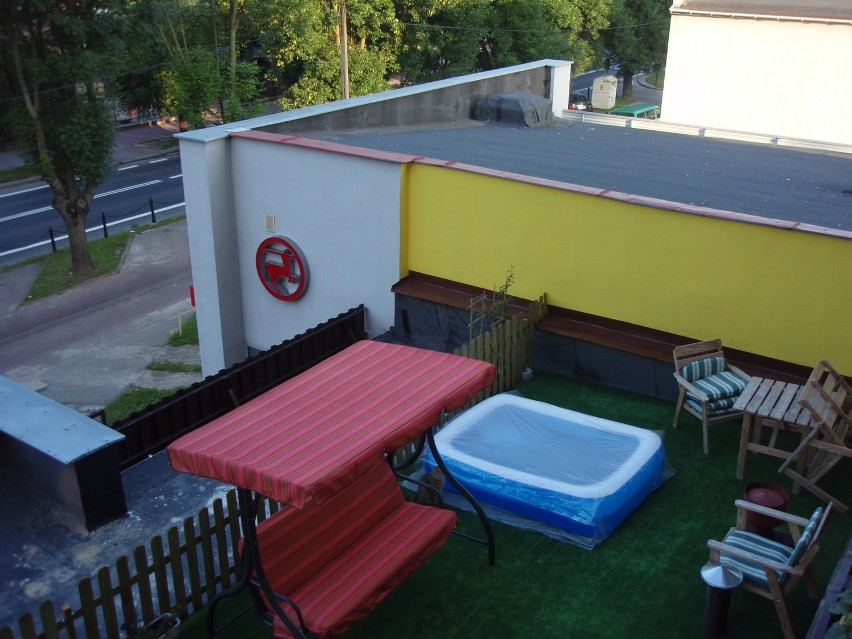 Kurort na dachu w Kraśniku.
