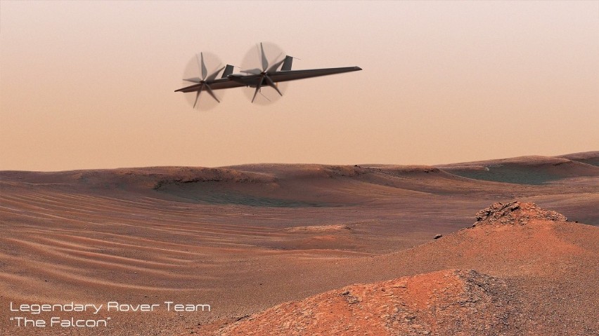 Zespół Legendary Rover z Politechniki Rzeszowskiej skonstruował drona marsjańskiego i wygral International Planetary Aerial Systems Challeng