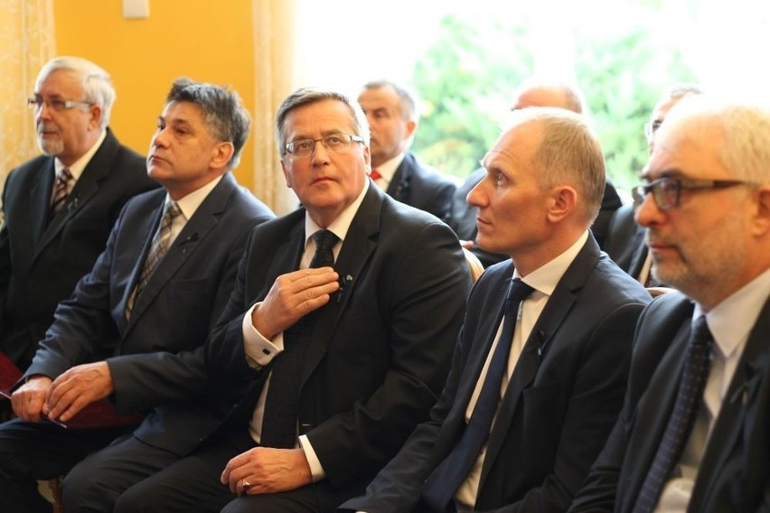 Prezydent Komorowski w Brzegu Dolnym (FOTO)