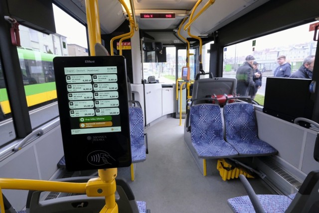 Pierwsze terminale pozwalające na opłacenie przejazdu kartą płatniczą, są już w autobusach - na razie linii z Poznania do Komornik.

Kolejne zdjęcie --->