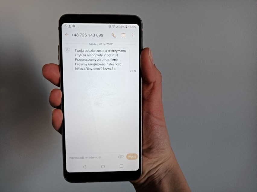 Uważajcie na smsy o takiej treści. To oszustwo!