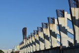 Budowa stadionu Radomiaka Radom przy Struga. Trwa demontaż trybuny północnej [ZDJĘCIA] 