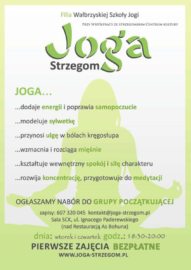 Joga dotarła do Strzegomia