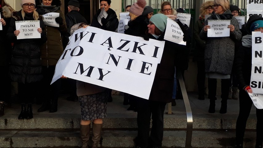 Pikieta urzędników sądowych w Gdyni, 19.12.2018